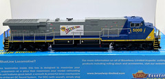 HO BROADWAY LIMITED 5057 GE AC6000 CSX 5000 DC DCC SOUND DIVERSITY SCHEME