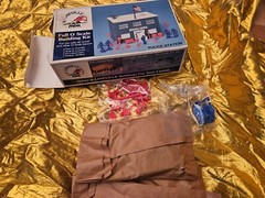 K-LINEVILLE MDK FULL O SCALE MODEL BUILDING KIT – POLICE STATION -VINTAGE TRAINS