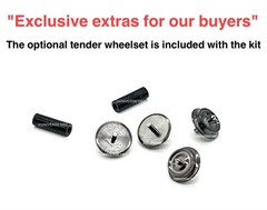 HOn30/HOe/HOn2-1/2 TMW 4-Wheel Tender Kit For 0-4-0 H.K. Porter Steam Locomotive