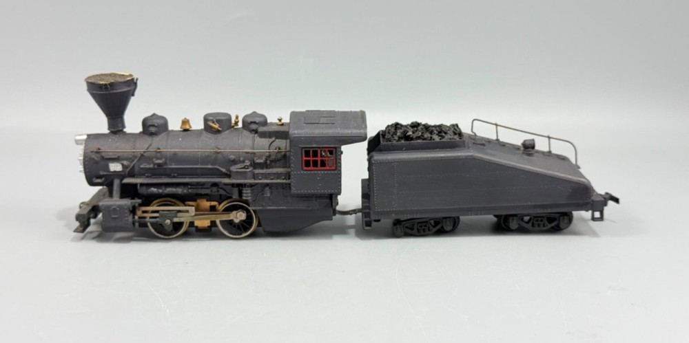 Vintage Lima Italy HO Scale Steam Locomotive & Slope Tender Untested