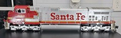 ART 23005 Aristo-Craft Dash-9 ATSF Santa Fe Warbonnet #649 Diesel Locomotive