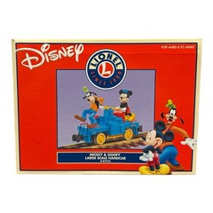Lionel G Scale Disney Mickey & Goofy Handcar 8-87216 Train New In Box