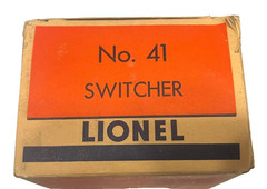 Postwar Lionel 41 Switcher w/Original Box/Insert (US Army) 1955-57