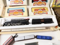 Vintage N Scale Model Train Estate Lot – Minitrix Bachmann Steam Locomotives Old