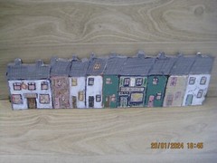 MODEL RAILWAY BACK DROP BUILDINGS OO Scale (40 cms Long) lot 2