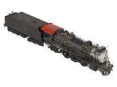 Hallmark Models HO Scale BRASS MoPac 6600 Class 4-6-2 Steam Locomotive & Tender