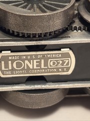 Vintage 1950’s Postwar Lionel O Gauge No.2037 Steam Locomotive & No.6026W Tender