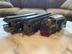 1917 to 1922 Prewar Lionel 33 Train Engine with 35 Pullman 36 Observation Cars 2