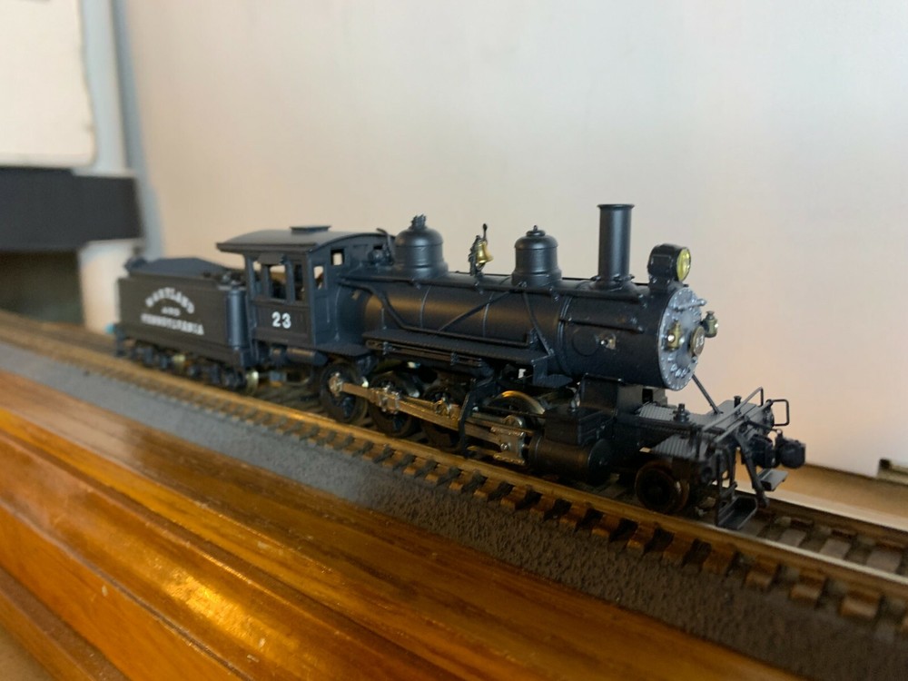 BRASS P.F.M. Maryland & Penna. 2-8-0 Steam Loco #23 w/Can Motor & DCC H.O.1:87