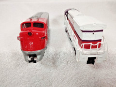 HO Scale Bachmann Diesel Locomotives Auto-Train 4000 & Santa Fe 307 (Need Work)