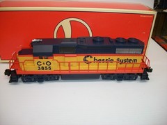 LIONEL 6-18599 ” CHESSIE GP-38 TWIN MOTORED/ HORN / EXCELLENT ” LOT #46847