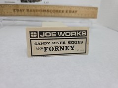 HOn30 Joe Works R206 Brass 0-4-4T Forney Steam Loco Sandy River As Is Read Desc.
