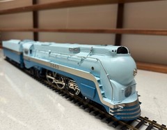 Weaver Santa Fe Blue Goose 4-6-4 Hudson Steam Engine & Tender 2 Rail NEW