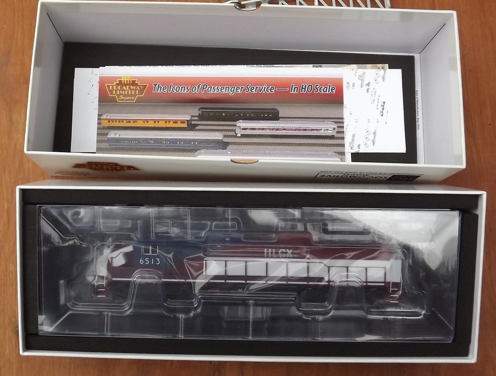 Broadway Limited HO 8909 SD45 HLCX Helm Leasing 6513 Silent New MIB ex-PC, CNW
