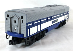 Lionel No. 2367C Wabash F-3 Diesel “B” Unit, Blue/White/Gray