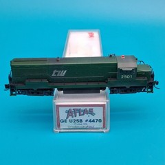 Atlas / Kato 8033 N Gauge ALCO C-425 (?) Locomotive Custom 2501 TW Green TESTED