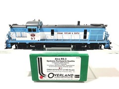 Overland OMI Ajin SP&S Alco RS-3 Spokane Portland Seattle Experimental HO Brass