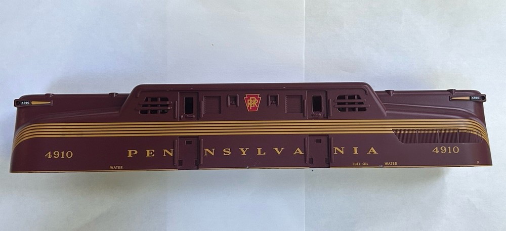MTH O Scale 4910 GG-1 Shell Pennsylvania Diecast In Tuscan