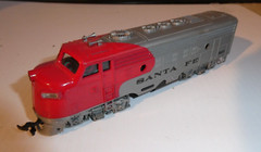 Vintage 1980s HO Scale Bachmann Santa Fe 307 Diesel Locomotive