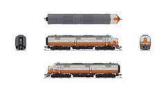BLI 8795 EMD E7A, MILW 19B, Gray & Orange, Paragon 2 DCC Sound, N