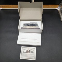 Vintage Mikado 2-8-2 Figuring Local Locomotive Train New in OPENED BOX w COA