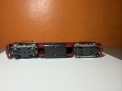 Tyco Mantua HO Scale Diesel Loco 1:87 Santa Fe Silver Red #4301 (Working)
