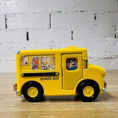 School Bus Herry Monster Sesame Street Take n Play Along Push Diecast Vehicle