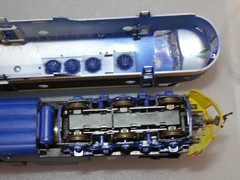 PROTO 2000 SERIES E8/9 LOCOMOTIVE No: 8186 C&O # 4021 CHESAPEAKE & OHIO B0X LT
