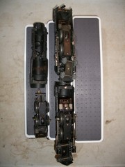 AMERICAN FLYER PREWAR O GAUGE THREE # 565 STEAM LOCOMOTIVES FOR PARTS OR REPAIR