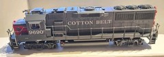 Overland Models HO Scale Brass GP60 Diesel Engine SSW Cotton Belt #9690