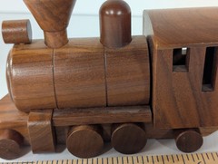 Wooden Locomotive Steam Engine
