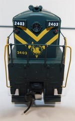 Jersey Central Lines HO Locomotive 2403 w/ Operating Headlight, Works, See Video