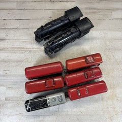 Marx O Gauge Wind Up Steam Locomotives NYC Tender Cabooses Passenger Cars Lot