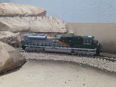 KATO N SCALE WP HERITAGE SD70ACe UP #1983 176-8410 TESTED!