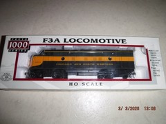 LIFE-LIKE PROTO 1000 HO CHICAGO & NORTH WESTERN F3A LOCOMOTIVE #4064 NOS – NEW!