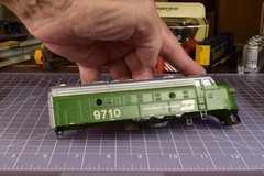 HO SHELL F series Bachmann Burlington Northern cab insert SH5