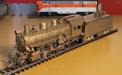 United Scale Models for Pacific Fast Mail Santa Fe SF 2-8-0 brass