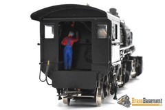 HO Brass – PFM Tenshodo 170 Great Northern L-1 2-6-6-2 1978 Green Boiler – F/P +