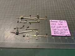 American Flyer S Train 322 321 320 Loco LEFT & RIGHT SIDE DRIVE PUSH RODS Lot A