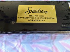 L@@K! “FACTORY-SEALED” CLINCHFIELD BALDWIN 2-8-0 STEAM LOCO SPECTRUM HO **NIB**!