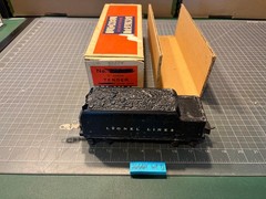 Lionel O Train 2666T TENDER Box Coupler 1941 Version w/Box & InsertCardbd Lot D