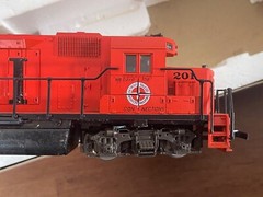 Atlas HO GP-38 DT&I #201 Diesel Locomotive Powered No. 7065 Made in Austria 1977