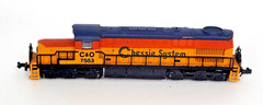 CB53c: Chessie System C&O #7553 N Scale Diesel Locomotive – Powered & Run Tested