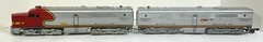 American Flyer 360/64 Postwar Vintage S Gauge Santa Fe PA-PB Diesel Loco Set