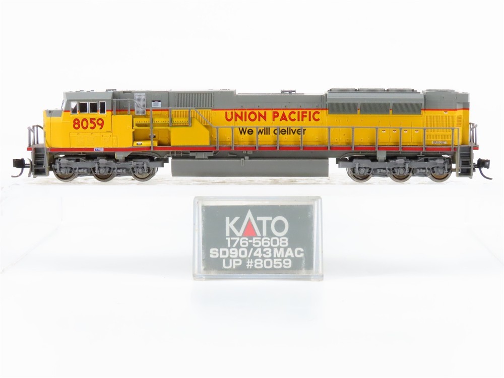 N Scale KATO 176-5608 UP “We will deliver” EMD SD90/43MAC Diesel #8059 w/ DCC