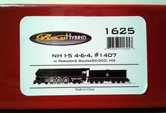 HO BROADWAY LIMITED BRASS HYBRID BLI I-5 4-6-4 NEW HAVEN NH #1407 DCC & SOUND