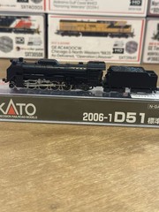 KATO 2006-1 N D51 Standard Model Train Steam Locomotive Lightly Used