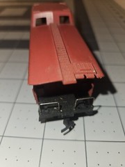 Tyco HO Santa Fe A.T. & S. F. 7240 Cupula Caboose