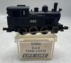 Life Like N Scale Train S780A 0-6-0 Tank Switcher Steam Locomotive #492