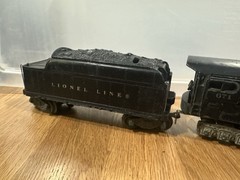Lionel Postwar 1947 #671 S2 6-8-6 Turbine w/671W Whistle Tender O Gauge Untested